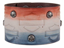 Women's RWB Leather Cuff