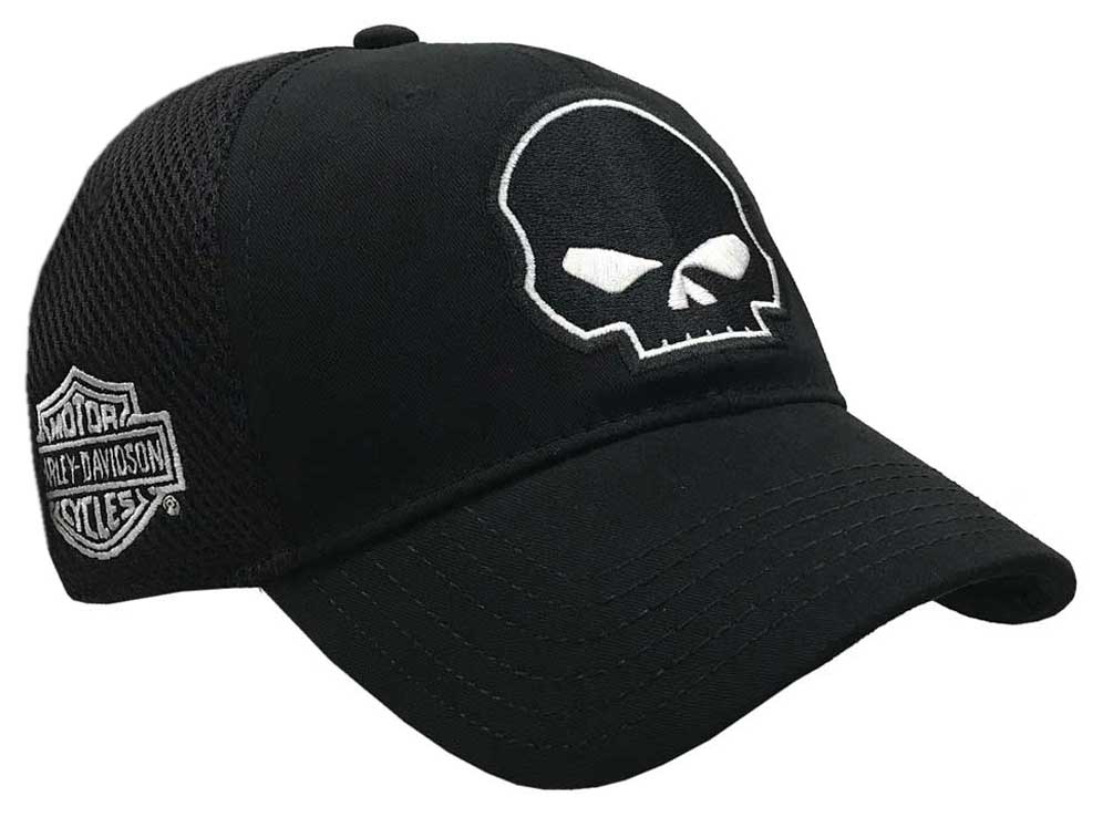 Willie G Skull Black Baseball Cap 