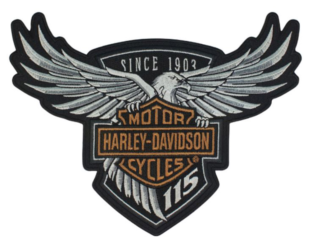 Harley-Davidson 115th Anniversary Eagle Emblem Patch Large 8 x 6 Limited Edition