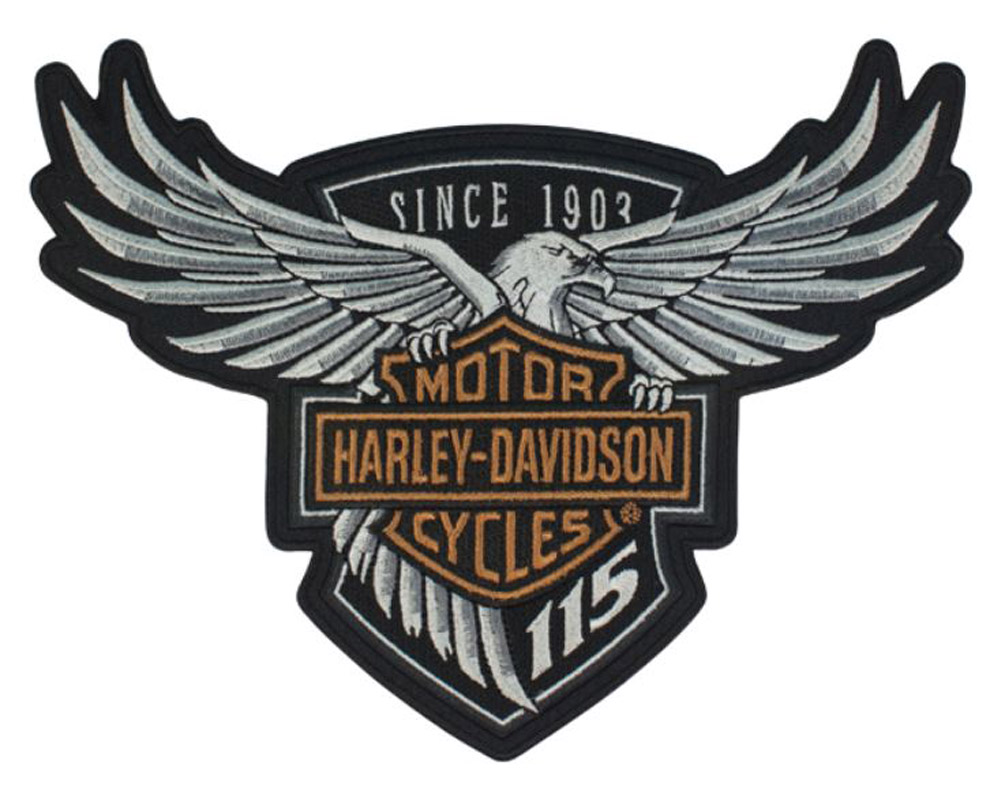 Harley-Davidson 115th Anniversary Eagle Emblem Patch Large 8 x 6 Limited Edition