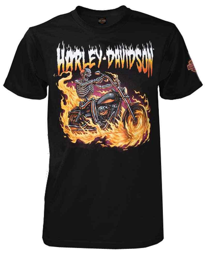 Harley-Davidson® Men's Tales From The Road Short Sleeve Crew T-Shirt, Black